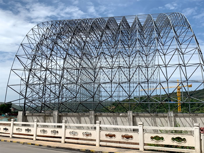安庆山寨矿储煤棚网架